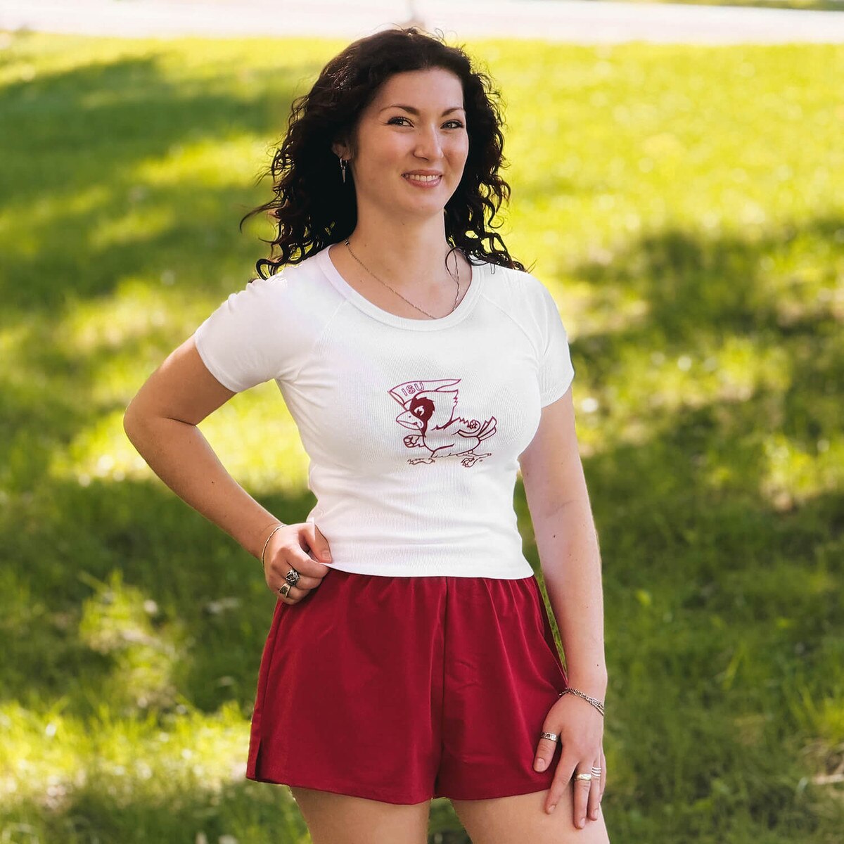 Hype & Vice Women's Iowa State Cardinal Shorts